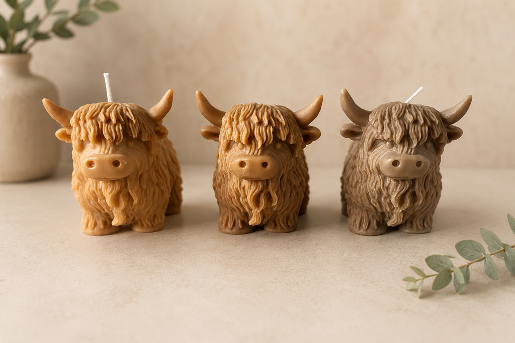 Mini Highland Cow Candle